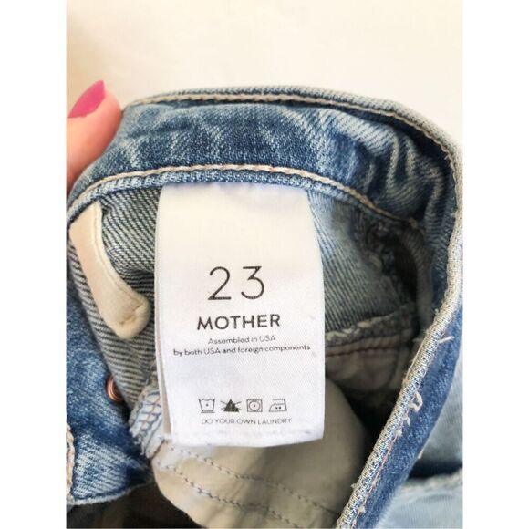 Mother The Dazzler Yoke front ankle in Wild Calling size 23 - Picture 9 of 12